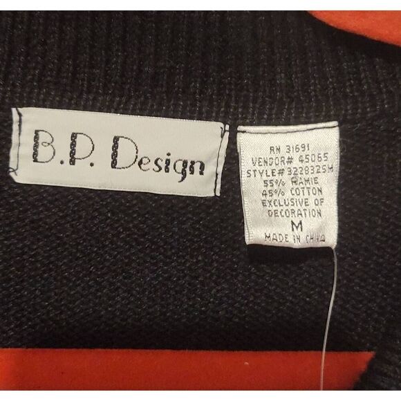 NWT Christmas/holiday Sweater Cardigan w Stockings Bows Golden vines buttons Siz - Picture 5 of 13